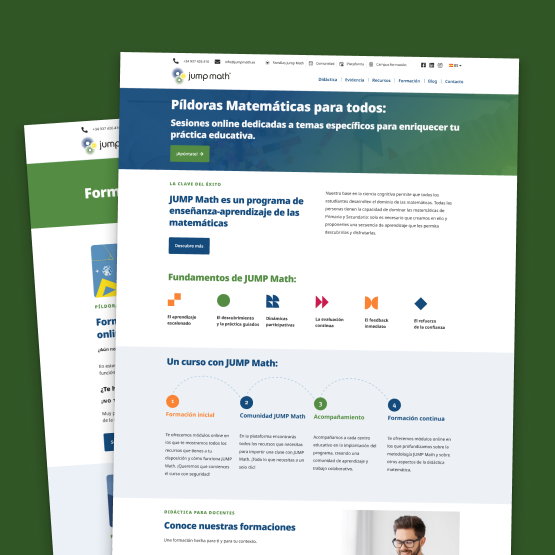 Jump Math new website